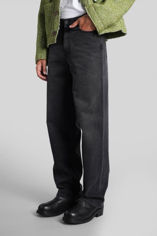 25FW 세퍼 데님 팬츠 427073 MFW24WIDECUTCRE Black - SEFR