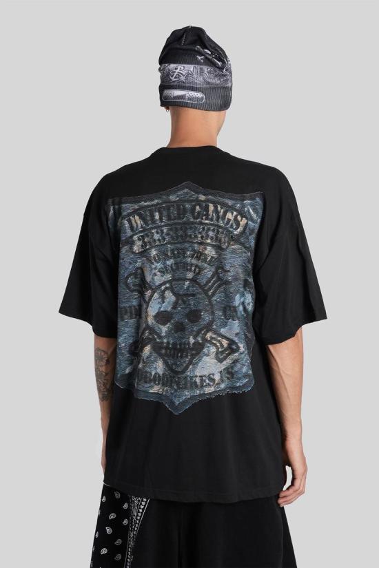 25FW 피디에프 반팔 티셔츠 424583 DFM54029TJ110 Black - PDF