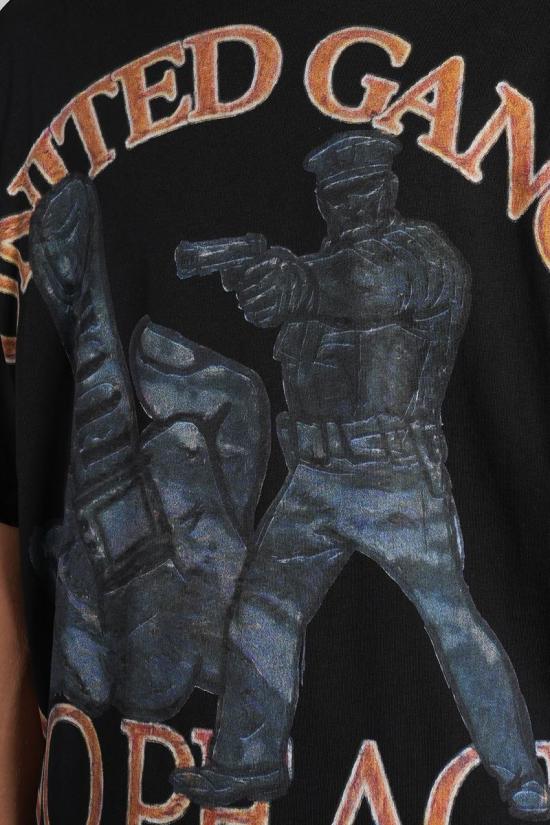 25FW 피디에프 반팔 티셔츠 424583 DFM54029TJ110 Black - PDF