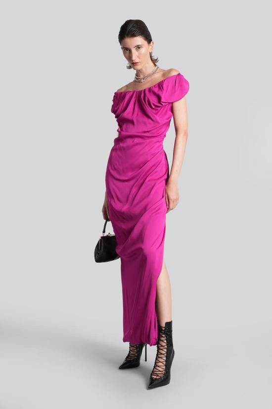 25FW 비비안웨스트우드 원피스 426372 1101039N W012Y Purple - VIVIENNE WESTWOOD