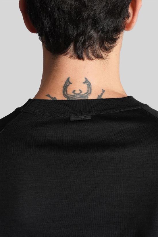 25FW 에르메네질도제냐 반팔 티셔츠 429155 UG328A2 GCT706 Black - ERMENEGILDO ZEGNA