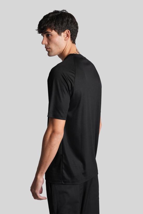 25FW 에르메네질도제냐 반팔 티셔츠 429155 UG328A2 GCT706 Black - ERMENEGILDO ZEGNA