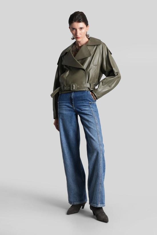 25FW 이로 가죽 자켓 424250 WP137YURIA GREEN - IRO