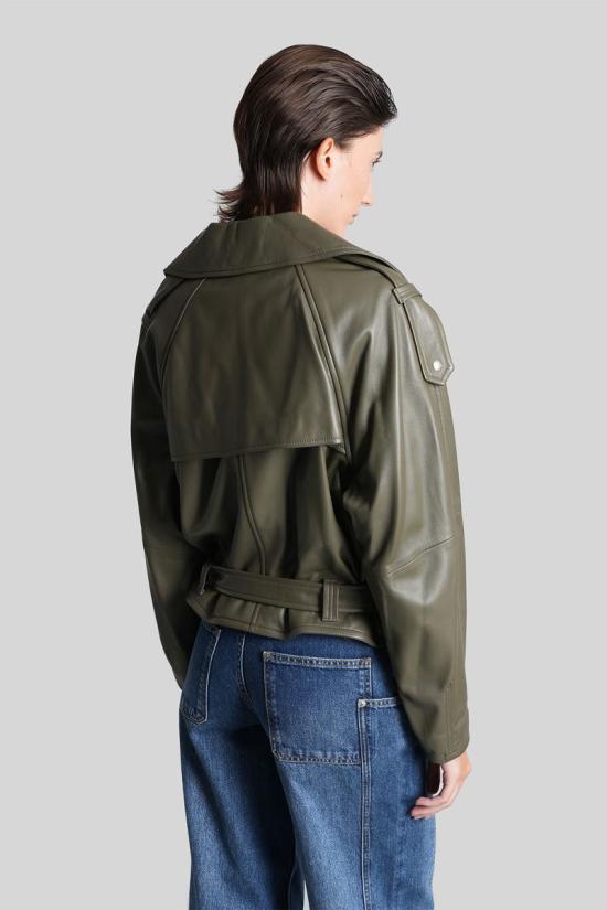 25FW 이로 가죽 자켓 424250 WP137YURIA GREEN - IRO