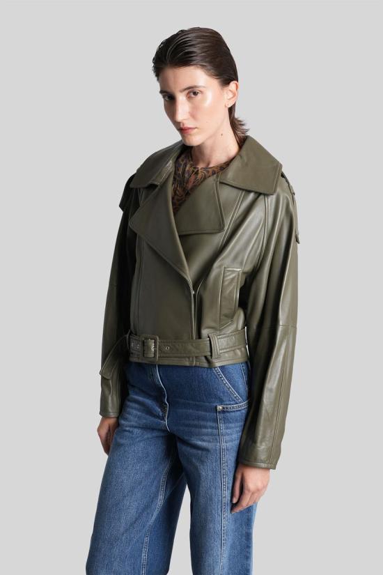 25FW 이로 가죽 자켓 424250 WP137YURIA GREEN - IRO