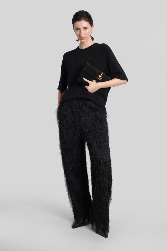 25FW 루루 스튜디오 스웨터 425555 RAVEN Black - LOULOU STUDIO