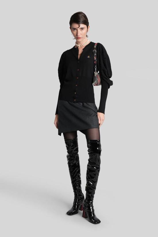 25FW 비비안웨스트우드 가디건 429223 1803005B Y0006 Black - VIVIENNE WESTWOOD