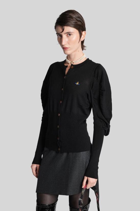 25FW 비비안웨스트우드 가디건 429223 1803005B Y0006 Black - VIVIENNE WESTWOOD