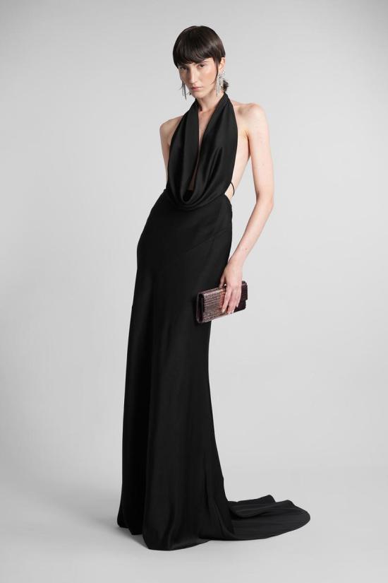 25FW 알렉스 페리 롱 원피스 423286 D1502PF25 Black - ALEX PERRY