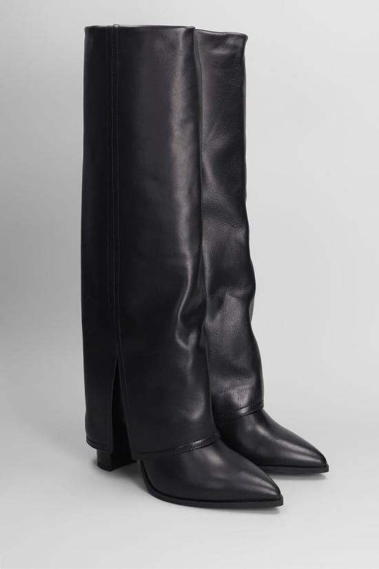 25FW 지젤 모아레 부츠 423460 TEDDY Black - GISEL MOIRE