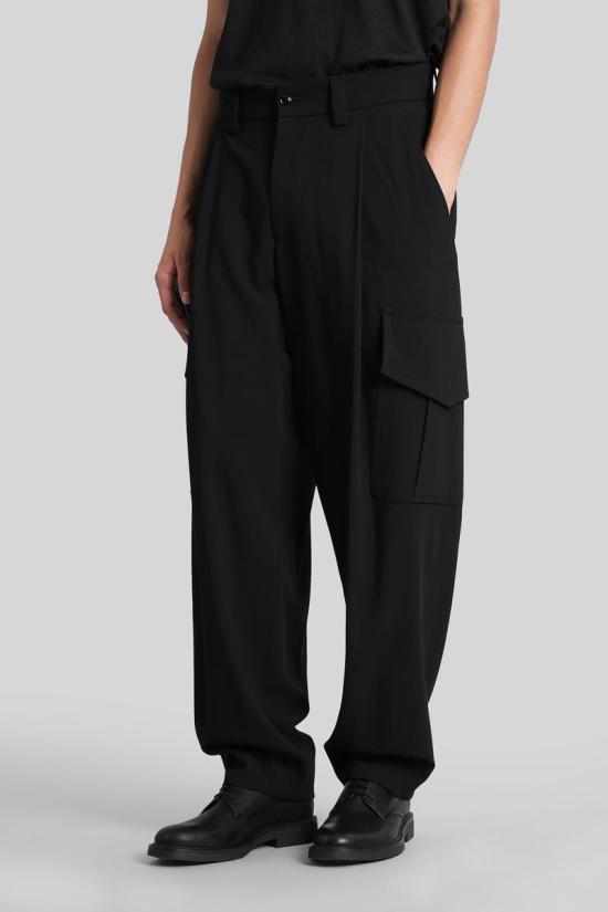 25FW 조르지오 아르마니 숏팬츠 424645 GM002252TE10043 Black - GIORGIO ARMANI