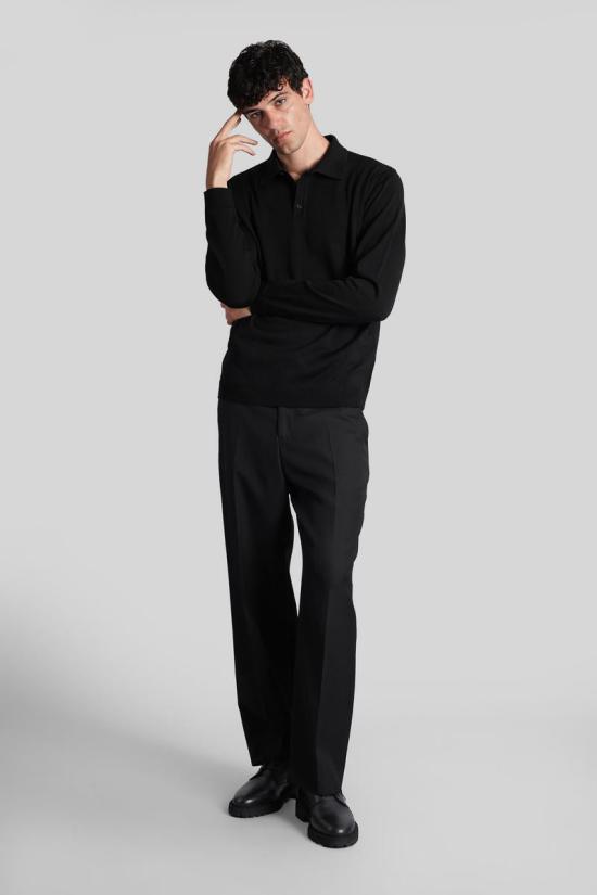 25FW 로베르토 콜리나 긴팔 셔츠 427345 253M01004 Black - ROBERTO COLLINA