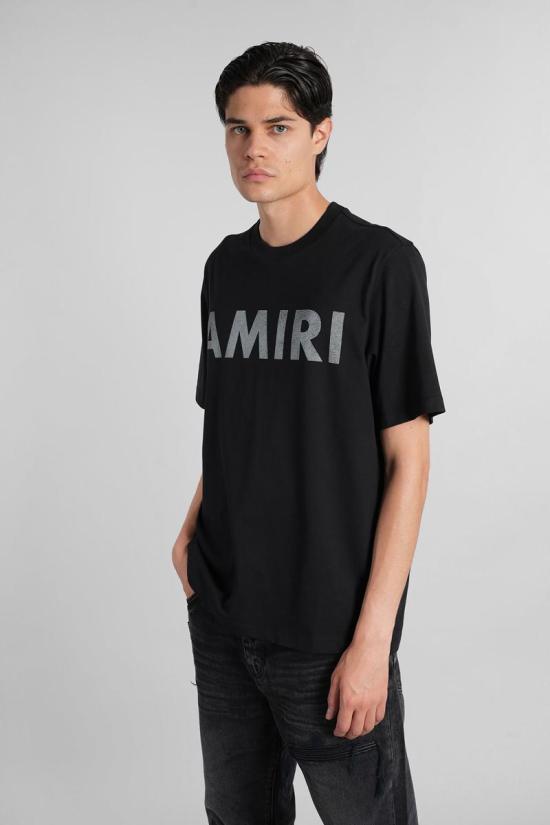 25FW 아미리 반팔 티셔츠 423482 AMJYTE1214 Black - AMIRI