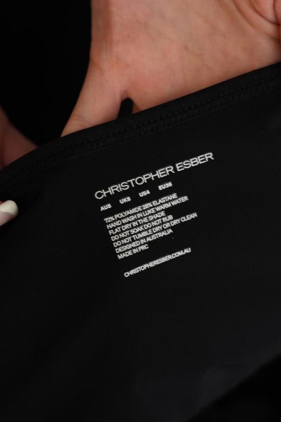 25FW 크리스토퍼에스버 비키니 수영복 425623 25027215 Black - CHRISTOPHER ESBER