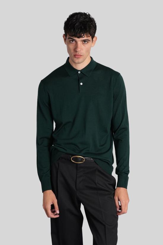 25FW 발렌타인 긴팔 셔츠 427682 B2W034 16W02 GREEN