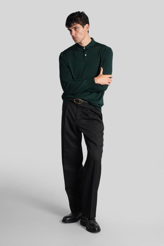 25FW 발렌타인 긴팔 셔츠 427682 B2W034 16W02 GREEN - BALLANTYNE