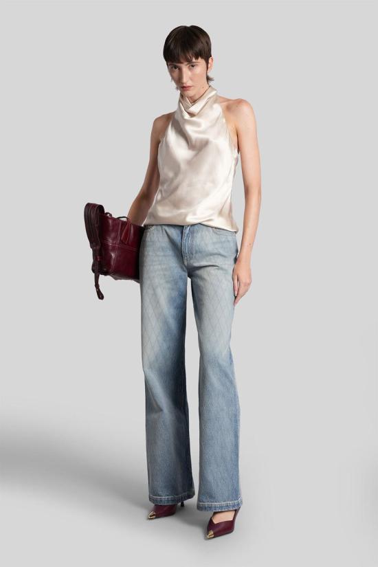 25FW 발망 민소매 티셔츠 428160 FF1AE165SE95 Beige - BALMAIN