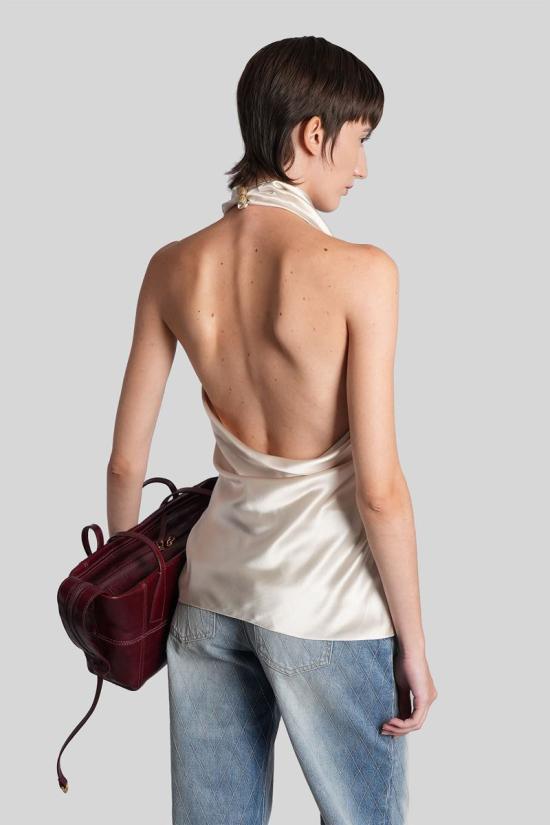 25FW 발망 민소매 티셔츠 428160 FF1AE165SE95 Beige - BALMAIN