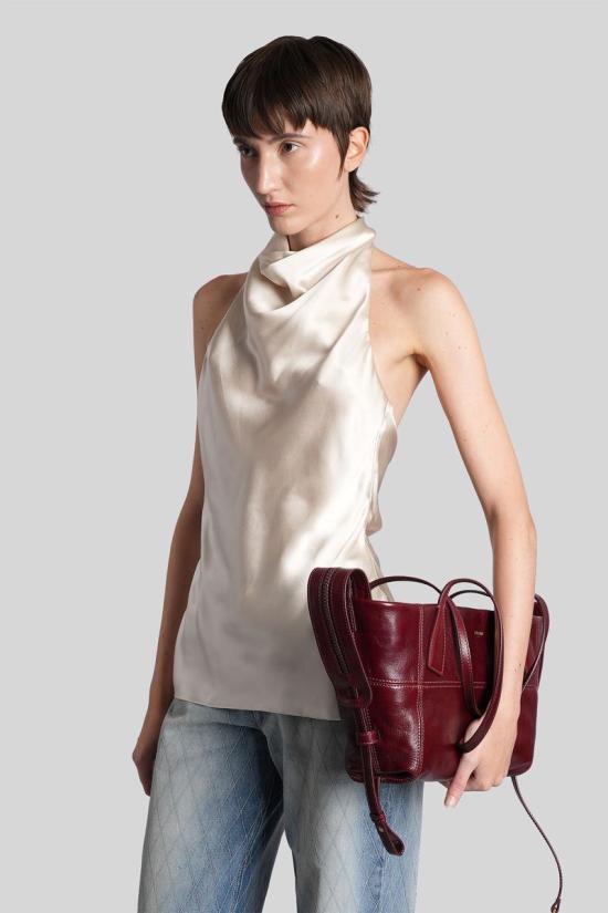 25FW 발망 민소매 티셔츠 428160 FF1AE165SE95 Beige - BALMAIN