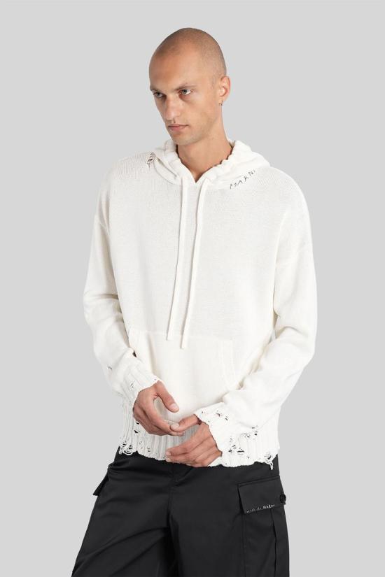 25FW 마르니 스웨터 426183 GCMG0411A0UFC652 WHITE - MARNI