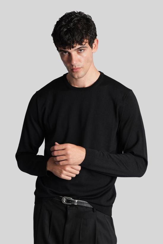 25FW 로베르토 콜리나 스웨터 427337 253M01001 Black