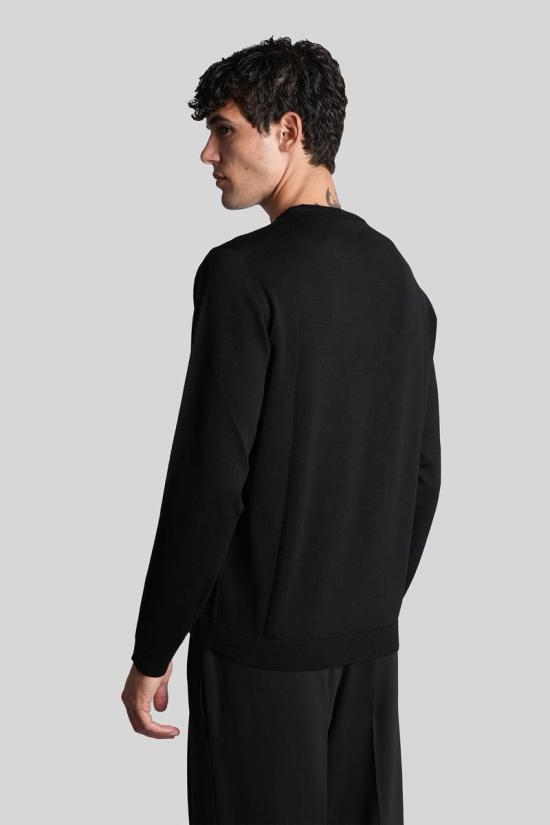 25FW 로베르토 콜리나 스웨터 427337 253M01001 Black - ROBERTO COLLINA