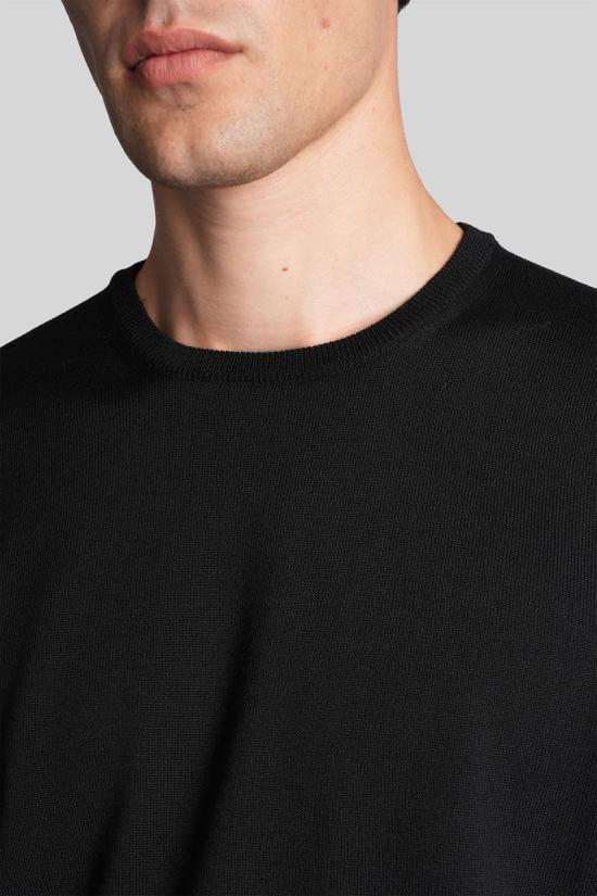 25FW 로베르토 콜리나 스웨터 427337 253M01001 Black - ROBERTO COLLINA