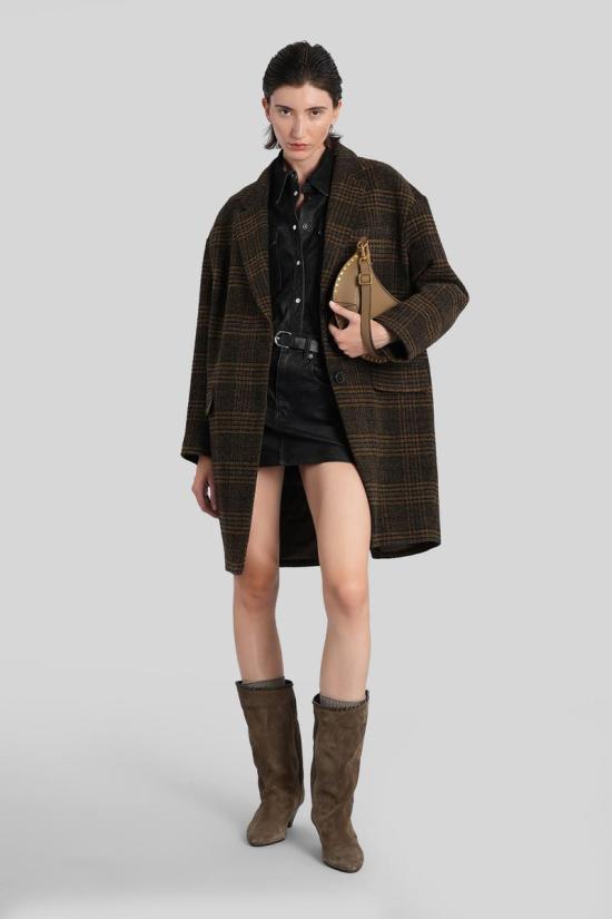 25FW 이자벨마랑에뚜왈 자켓 424805 MA0087FA C3D02E BROWN - ISABEL MARANT ETOILE