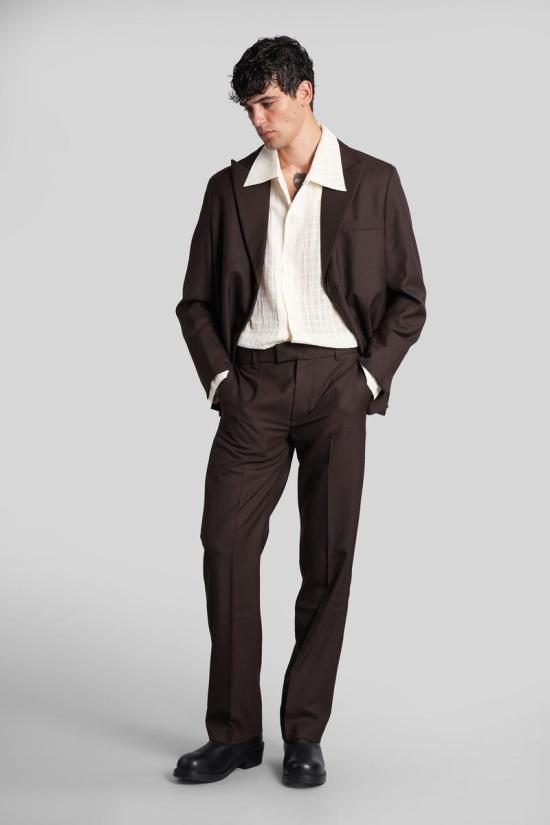 25FW 세퍼 숏팬츠 427079 MFW24MIKESUITSLU BROWN - SEFR