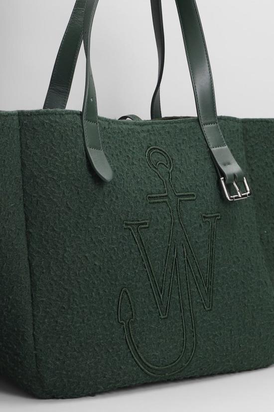 25FW JW앤더슨 토트백 423274 HB0545FA0468 GREEN - JW ANDERSON