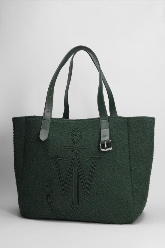 25FW JW앤더슨 토트백 423274 HB0545FA0468 GREEN - JW ANDERSON
