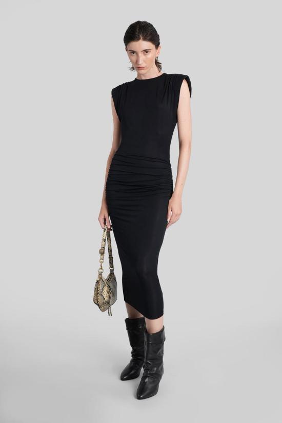 25FW 이자벨마랑에뚜왈 원피스 424791 RO0802FA C3K01E Black - ISABEL MARANT ETOILE