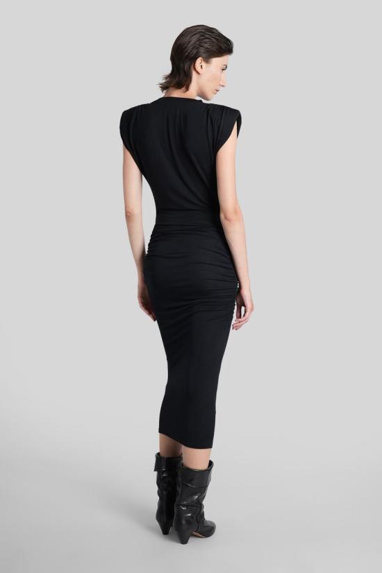 25FW 이자벨마랑에뚜왈 원피스 424791 RO0802FA C3K01E Black - ISABEL MARANT ETOILE