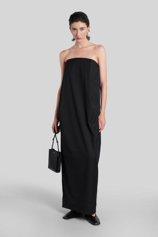 25FW 엔타이어 스튜디오 롱 원피스 425865 ESW W25 6006 Black - ENTIRE STUDIOS