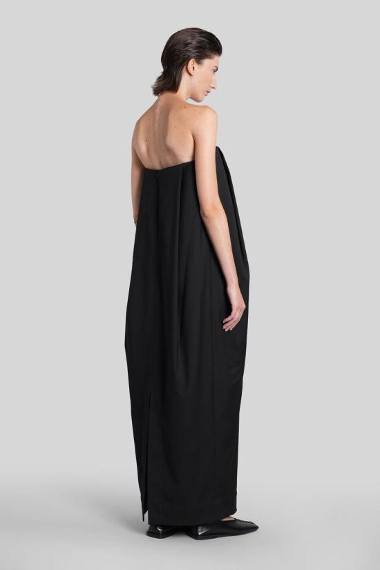 25FW 엔타이어 스튜디오 롱 원피스 425865 ESW W25 6006 Black - ENTIRE STUDIOS