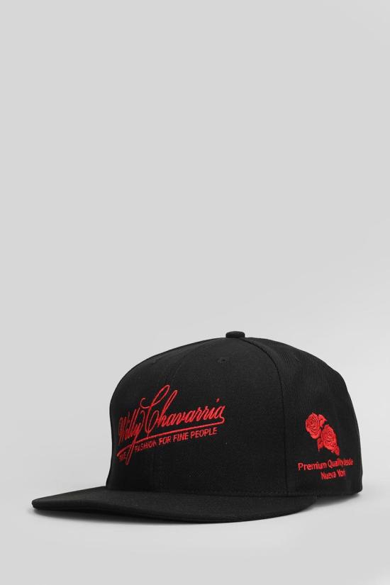 25FW 윌리 차바리아 볼캡 429684 WCASC0042 Black - WILLY CHAVARRIA