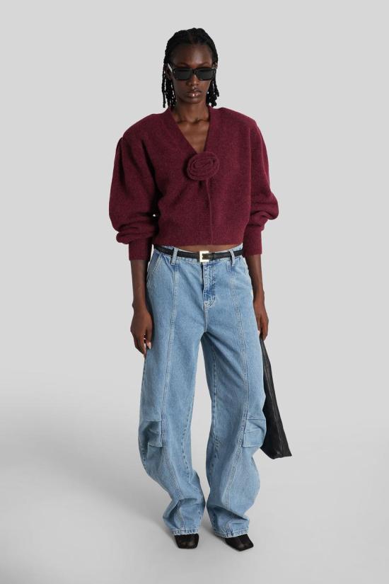 25FW 로테이트 바이 크리스텐슨 가디건 423677 114276 Red - ROTATE BY BIRGERCHRISTENSEN