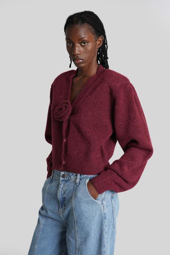 25FW 로테이트 바이 크리스텐슨 가디건 423677 114276 Red - ROTATE BY BIRGERCHRISTENSEN