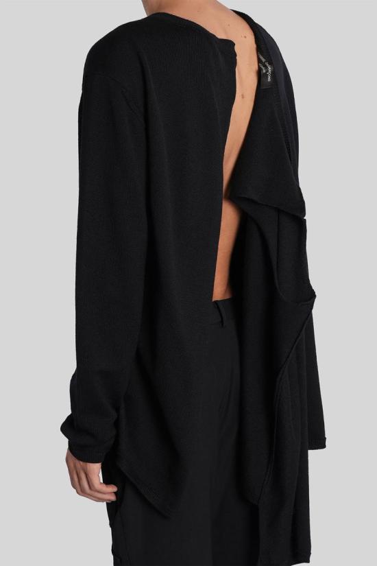 25FW 꼼데가르송 스웨터 426244 PP N012 W25 Black - COMME DES GARCONS