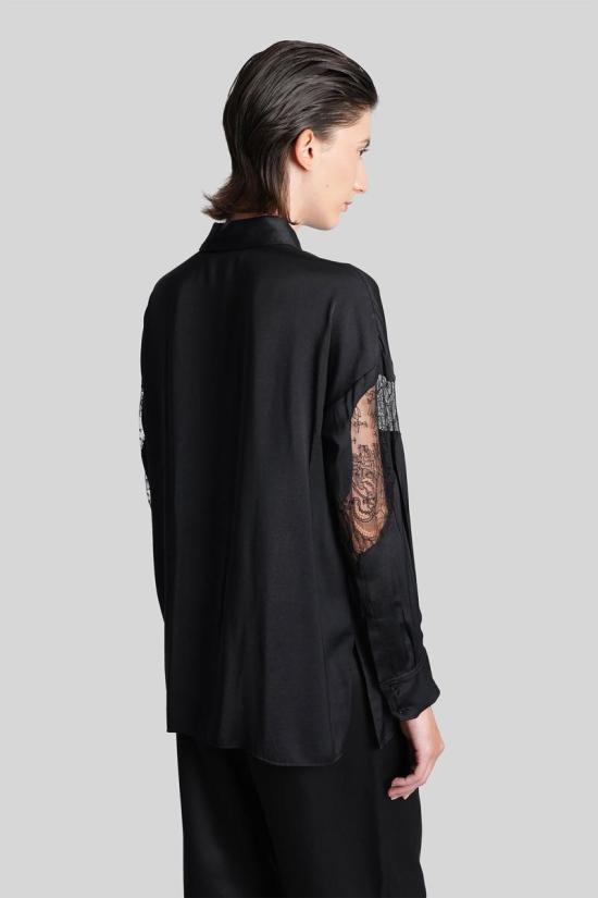 25FW 이로 블라우스 424257 WP18BASLAN Black - IRO