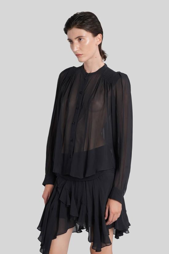 25FW 이자벨마랑에뚜왈 블라우스 424803 HT0189FA C3J01E Black - ISABEL MARANT ETOILE