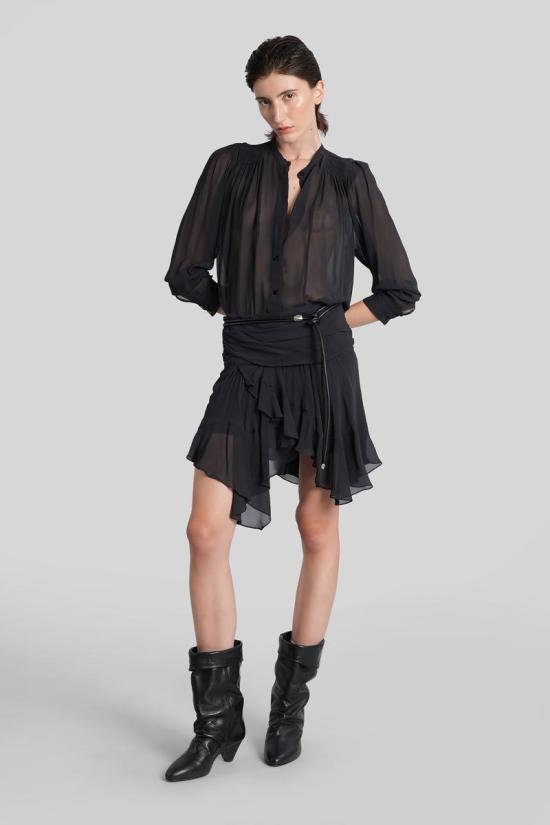 25FW 이자벨마랑에뚜왈 셔츠 424803 HT0189FA C3J01E Black - ISABEL MARANT ETOILE