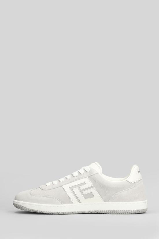 25FW 발망 뮬/슬리퍼 428184 FM1VI360LWSC GREY - BALMAIN