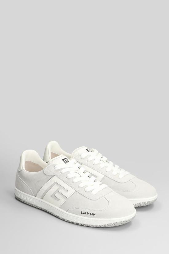 25FW 발망 뮬/슬리퍼 428184 FM1VI360LWSC GREY - BALMAIN