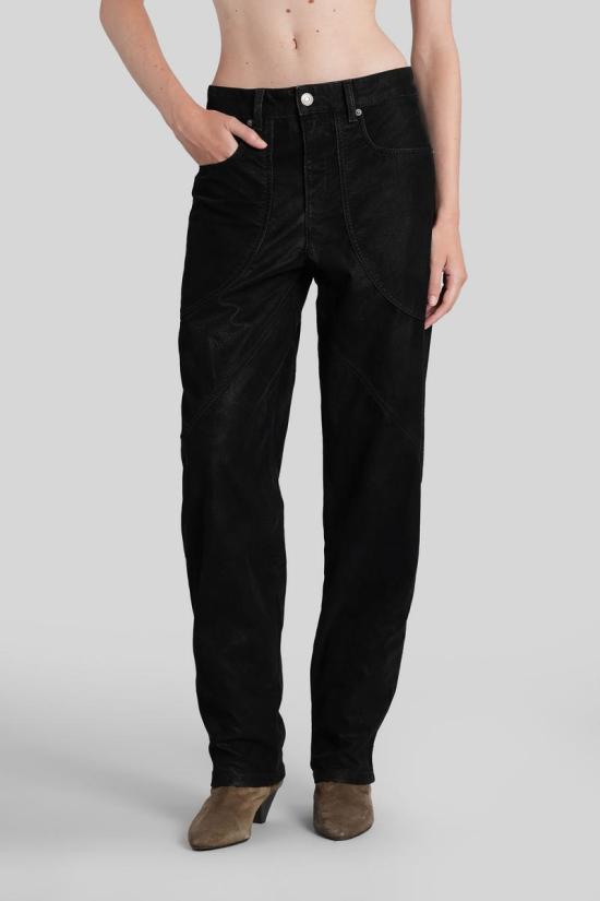 25FW 이자벨마랑에뚜왈 데님 팬츠 424800 PA0556FA C3B01E Black