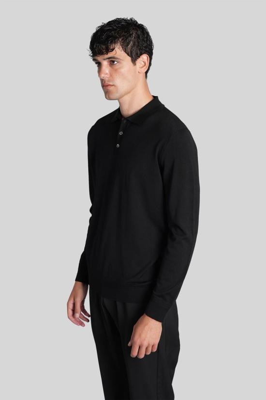 25FW 바레나 긴팔 셔츠 425968 KNU41000429 Black - BARENA