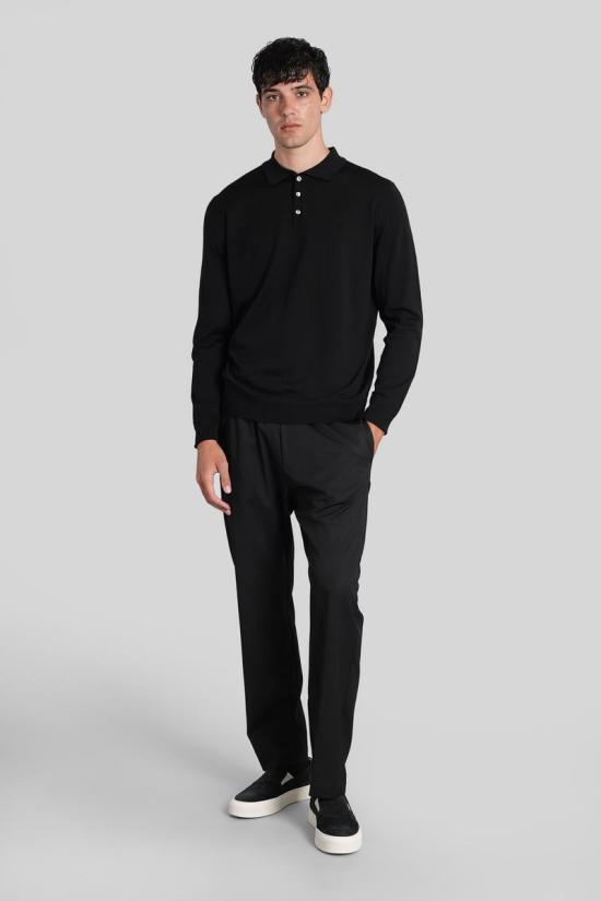 25FW 바레나 긴팔 셔츠 425968 KNU41000429 Black - BARENA