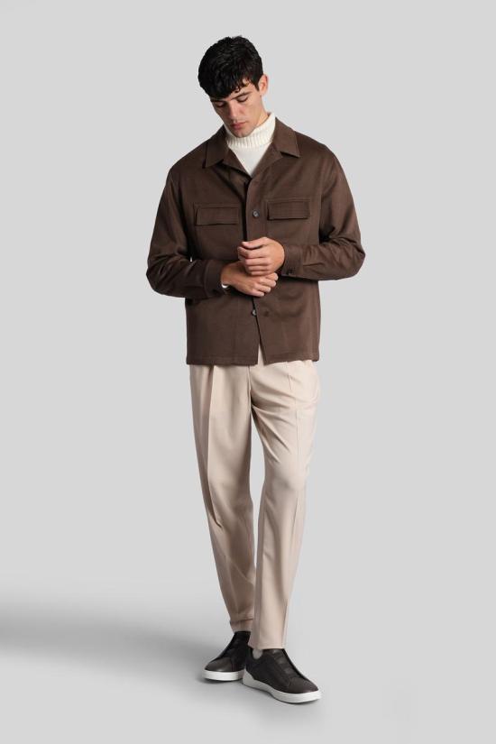 25FW 에르메네질도제냐 숏팬츠 428839 2ZF786A2 73GCC2 Beige - ERMENEGILDO ZEGNA