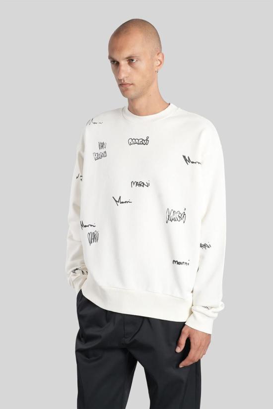 25FW 마르니 스웨터 426180 FUMU0074PYUSCY35 WHITE - MARNI