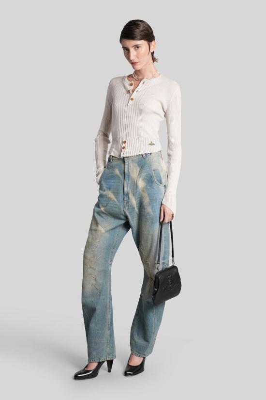 25FW 비비안웨스트우드 데님 팬츠 429199 39020012 W018A BLUE - VIVIENNE WESTWOOD